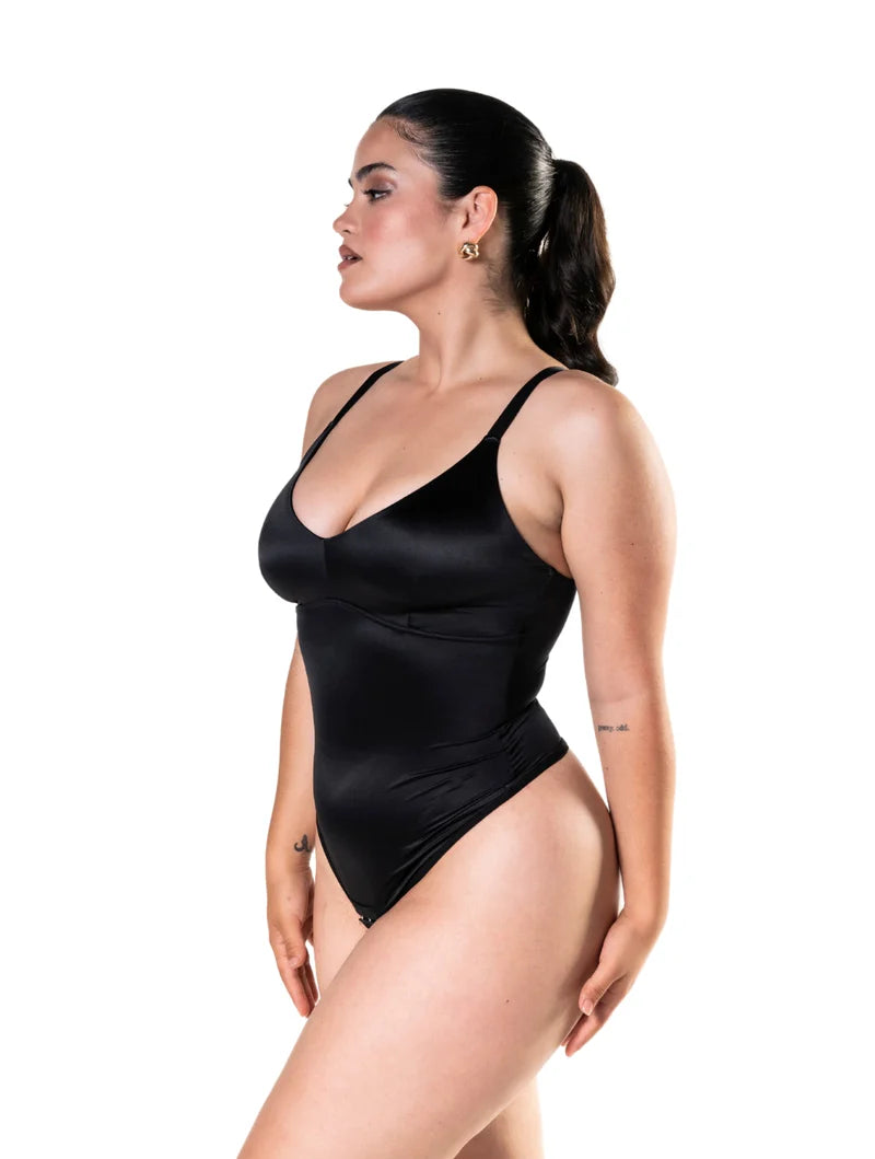 Satin Body Thong Snatched
