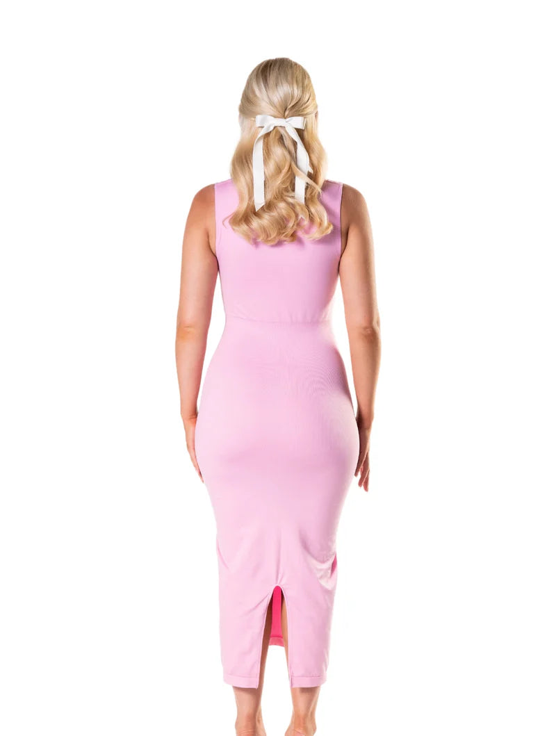 Shapewear Dress with Square Neck