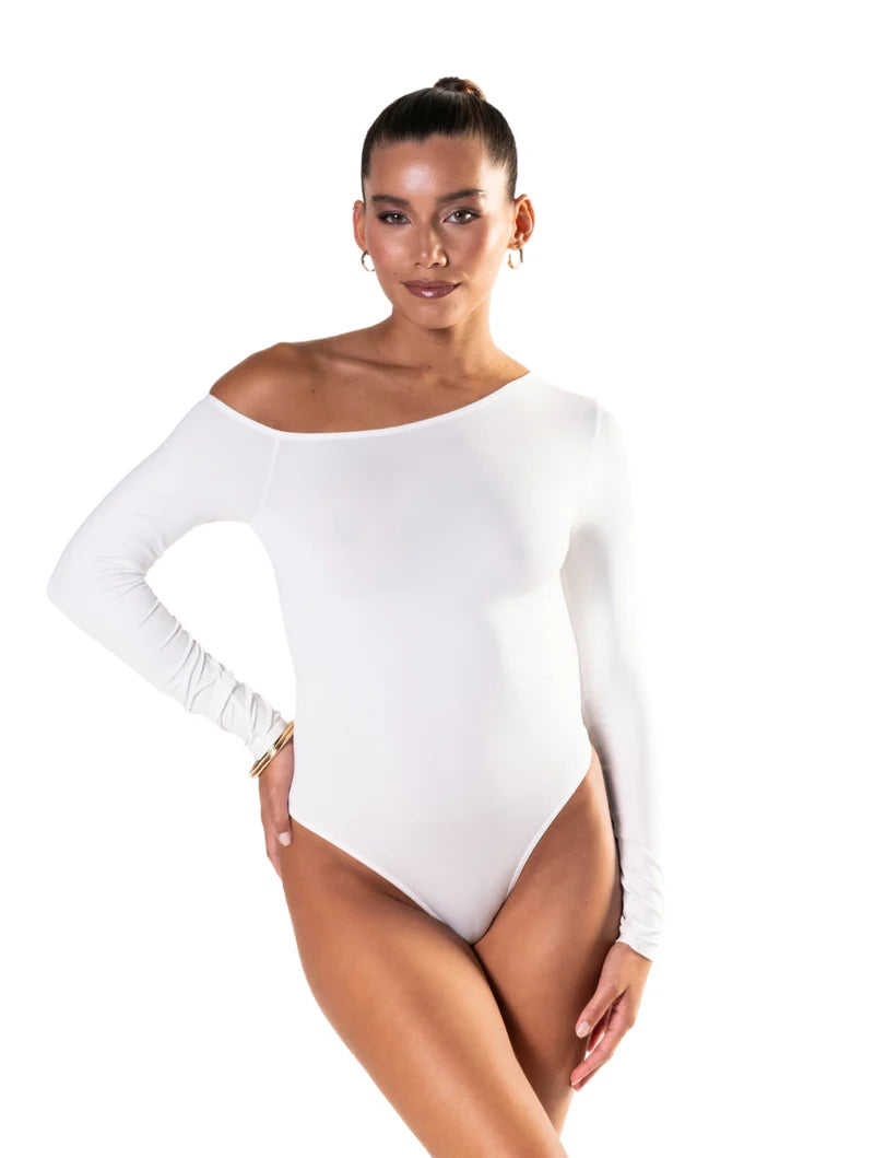 Body Thong One Shoulder Long Sleeve